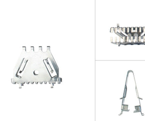 Stoßfugenlüfter mit Insektenschutz aus Edelstahl