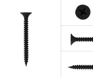 Schnellbauschrauben Phosphatierter Stahl Feingewinde 3,5 x 75 mm - 1000 Stück