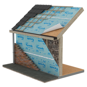 Tyvek Soft Dampfoffene Dachfolie (Roofliner) - 1.5x50mtr
