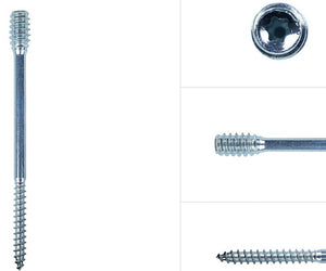 Abstandschrauben Verzinkt 6 x 60 mm - Box 50 Stück
