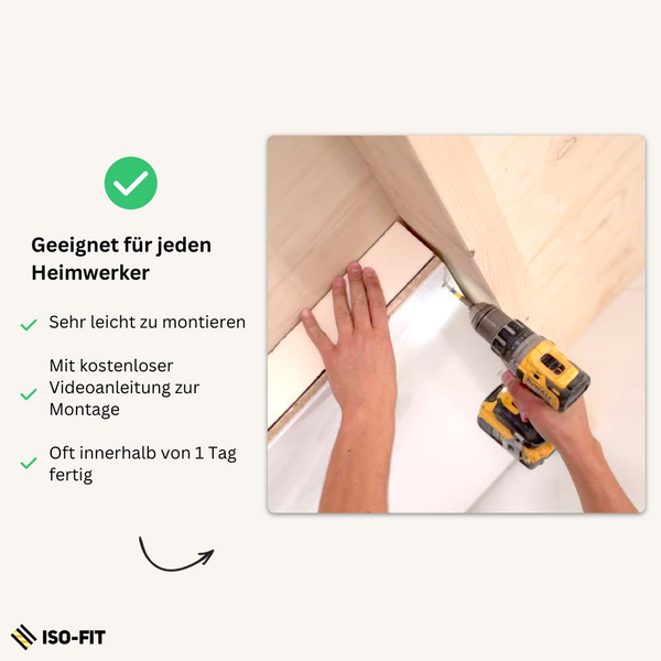 Iso-Fit ECO Dachbodendämmsystem | 145 mm - 600x1220 (Rd 3,82 m²,K/W)