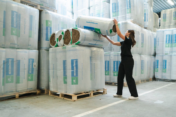 Knauf Naturoll 037 Glaswolle - 8200x580x90mm - Rd 2.4