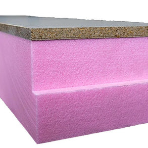 XPS Sockelplatte 10mm grau + XPS 50mm 1250x300x60mm (Rd Wert 1.55 m²K/W)