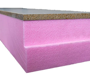 XPS Sockelplatte 10mm grau + XPS 50mm 1250x200x60mm (Rd Wert 1,55 m²,K/W)