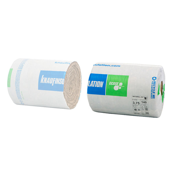 Dämmpaket Knauf Naturoll 037 - 120mm dick - 580mm breit - Rd 3,2 - 40 Rollen