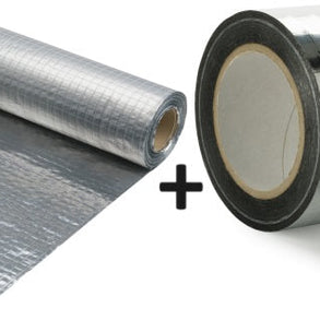 Set Dampfsperre Miofol® 125 AV l 1,50mx25m+ Aluminium Tape