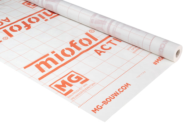 Set Miofol Active (Dampfvariable / Klimafolie) | 1,5x30mtr + Vast-R Polytex Band 75mm x 25m