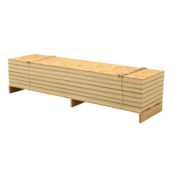 PIR OSB Verbundplatte 81mm + 11mm OSB | Vollpalette - 28 Platten
