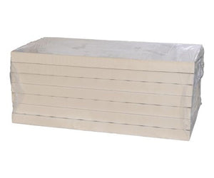 Packung PIR 80 mm dick - Rd 3,60 - Recticel Silver - Aluminium Beschichtigung- gerade Kanten - 600x1200x81mm 6pl/Packung = 4,32m2