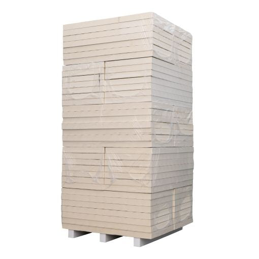 Packung PIR 80 mm dick - Rd 3,60 - Recticel Silver - Aluminium Beschichtigung- gerade Kanten - 600x1200x81mm 6pl/Packung = 4,32m2