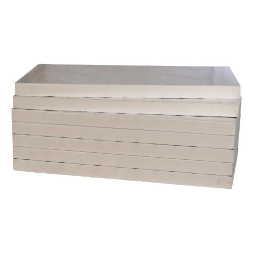 Packung PIR 80 mm dick - Rd 3,60 - Recticel Silver - Aluminium Beschichtigung- gerade Kanten - 600x1200x81mm 6pl/Packung = 4,32m2