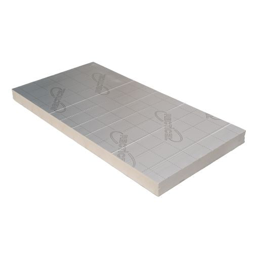 Platte PIR 20mm dick - Rd 0,90 - Recticel Eurofloor - Aluminium Beschichtigung -gerade Kanten - 1200x1200mm =1.44m2