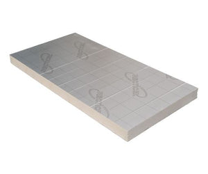 Packung PIR 80 mm dick - Rd 3,60 - Recticel Silver - Aluminium Beschichtigung- gerade Kanten - 600x1200x81mm 6pl/Packung = 4,32m2