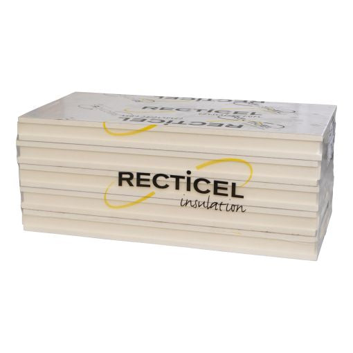 Packung Recticel - Eurowall PIR mit Aluminium Beschichtgung - Nut und Feder - 60mm dick - 600x1200mm - Rd 2.7 - 8 Platten= 5,76m2
