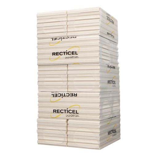 Packung Recticel - Eurowall PIR mit Aluminium Beschichtgung - Nut und Feder - 60mm dick - 600x1200mm - Rd 2.7 - 8 Platten= 5,76m2