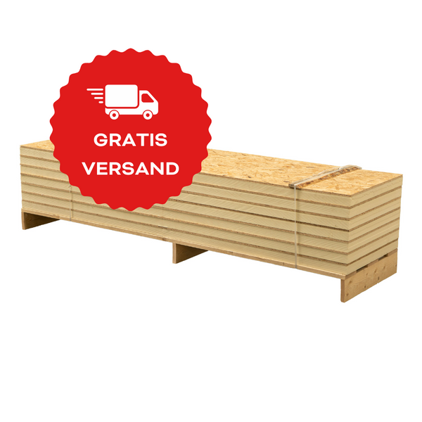 PIR OSB Verbundplatte 81mm + 11mm OSB | Vollpalette