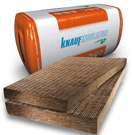 Knauf Rock4All - Steinwollplatte 160mm dick - 600x1200mm - Rd 4,55 - 3pl/Packung